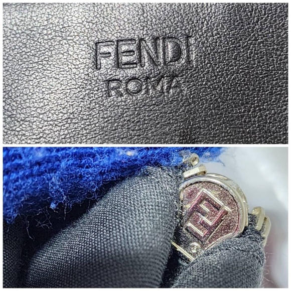 Authentic Fendi Monster Eyes Clutch Bag Black - Picture 10 of 13